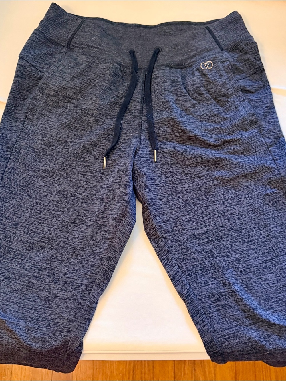 CALIA by Carrie Underwood Heather Navy Drawstring Joggers